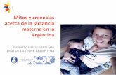 Mitos y creencias acerca da la LACTANCIA MATERNA - Argentina by Voices