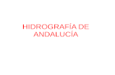 Hidrografía de Andalucía