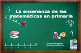 La Enseñanza de Las Matematicas en Primaria - Español Prest