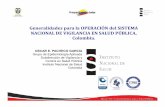 EPIDEMIOLOGIA Sistema Vigilancia Colombia