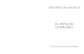 Blanchot, Maurice - El Espacio Literario