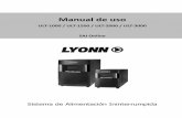 Manual de Usuario UPS Lyonn ULT-VT de 1 a 3KVA