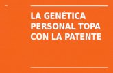 La Genetica Personal Topa Con La Patente