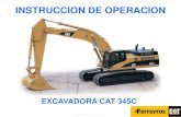 Curso Instruccion Operacion Excavadora Hidraulica 345cl Caterpillar Ferreyros