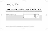Manual Horno Microondas Whirlpool WMG20