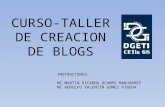 Curso-taller Blog 2014
