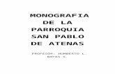 Monografia de La Parroquia San Pablo de Atenas