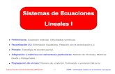 CN Sistemas Lineales I ,