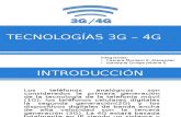 TECNOLOGÍAS 3G – 4G