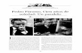Pedro Páramo, Cien años de soledad: Un paralelo