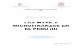 Las MYPE y Microfinanzas en Perú