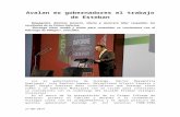 27.08.2014 Comunicado Avalan Ex Gobernadores El Trabajo de Esteban