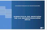 directivas investigacion