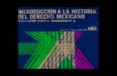 Introduccion a la historia del derecho mexicano.
