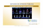 Encuesta post debate Presidencial de Gónzales y Valladares