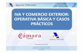 Agencia Tributaria y Cámara de Oviedo- IVA COMERCIO EXTERIOR