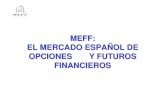El Mercado Español de Opciones Y Futuros Financiero