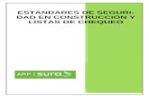 ESTANDARES DE SEGURIDAD  EN LA  CONSTRUCCION Y LISTAS DE CHEQUEO