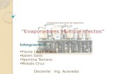 Evaporadores Multiple Efecto