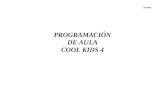 Cool Kids 4 Temporalizacion LOE Castellano MECD
