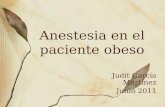 Anestesia en El Paciente Obeso