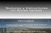 Texturas y Estructuras en Rocas Igneas