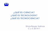 -Que Es Ciencia Tecnologia y Tecnociencia