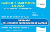 Calculo y Matematica Aplicada S1 - Razon de cambio.pdf