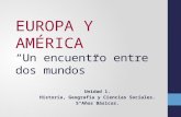 EUROPA Y AMÉRICA U1 5° Historia