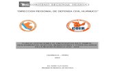 Plan de Operaciones de Emergencia de La Region Huanuco 2015 - 2018