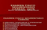 EXAMEN FISICO Segmentario Cabeza Ojos