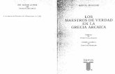 Los Maestros de Verdad en La Grecia Arcaica Detienne Marcel Intro