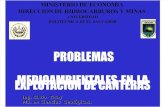 Canteras - Problemas
