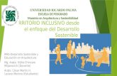 Territorio Inclusivo Desde El Enfoque Del Desarrollo Sostenible Por Cesar M-H Lozano Moreno
