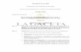 Decreto No. 87-2004 Reglamento de La Ley No 476