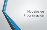 2 Modelos de Programación