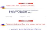 Administracion de Operaciones 1 ESPAE Para ESTU SEPT 2015