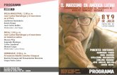El Marxismo en América Latina (UNMSM, 8 y 9 de Julio). Programa