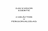 Caracter y Personalidad Salvador Iserte