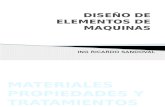 Diseño de Elementos de Maquinas - Materiales, propiedades y tratamientos