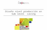 Diseño Nivel Producción en Sub Level Caving Modulo 3