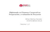 Sesion Diplomado en Finanzas Corporativas Preparación y evaluación de Proyectos 1-2