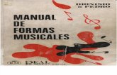 Dionisio de Pedro - Manual de Formas Musicales