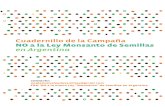 Cuadernillo Campaña No a La Ley Monsanto de Semillas en Argentina