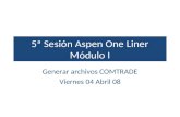 Manejo Del Aspen One Liner 5a Sesion Viernes ARCHIVOS COMTRADE