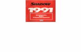 Shadow 1991 Manual Del Propietario