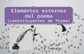 Elementos externos del poema - Figuras literarias