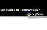 Lenguajes de Programación: Phyton