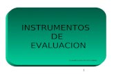evaluación instrumentos