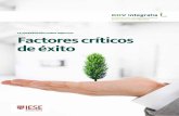 Factores Criticos de Exito - La Integracion como Objetivo